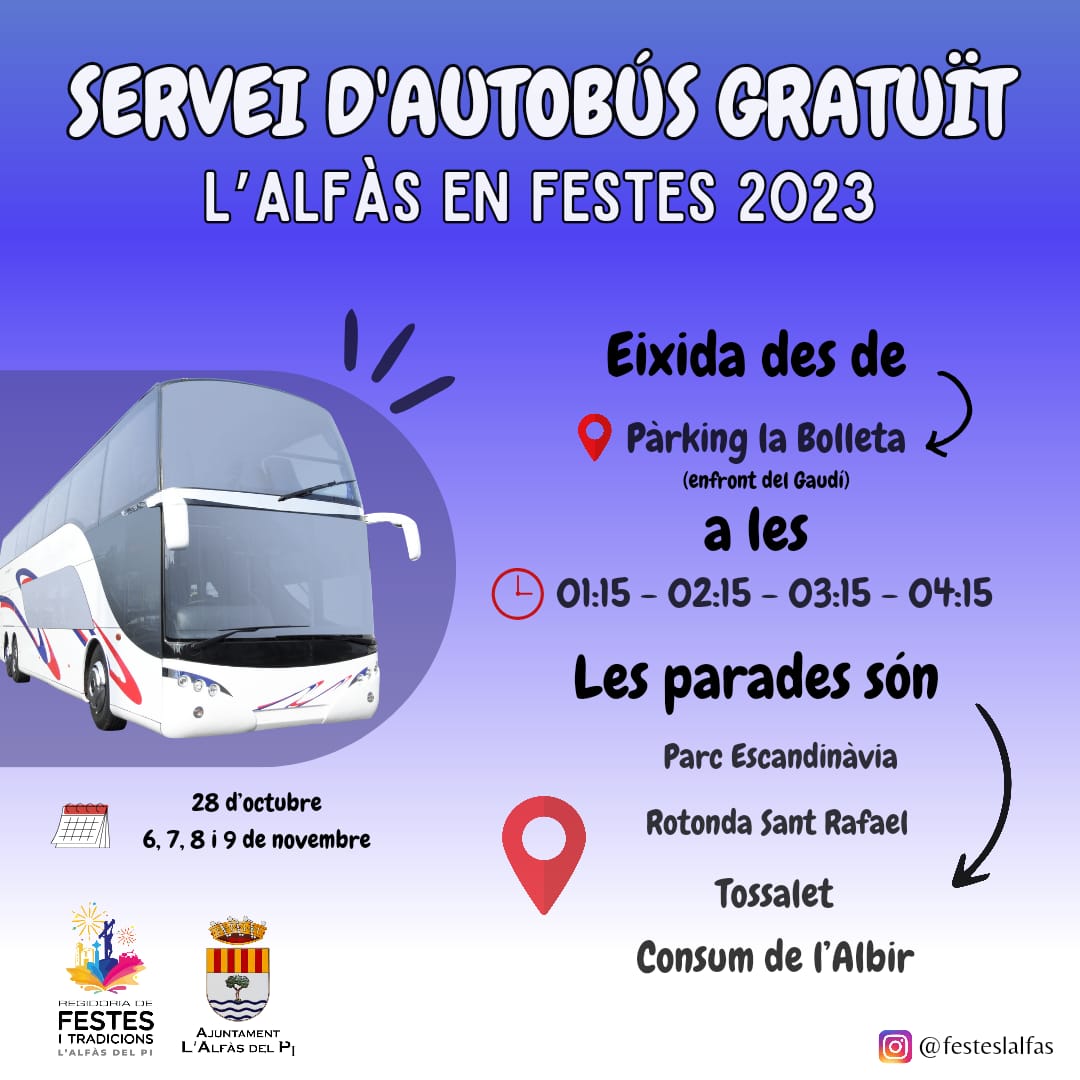 Fiestas_autobus gratuito cartel